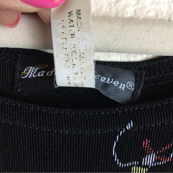 Made In Heaven Women's Black Slinky Stretch Sleeveless  Maxi Tank Dress Size S - Picture 13 of 13